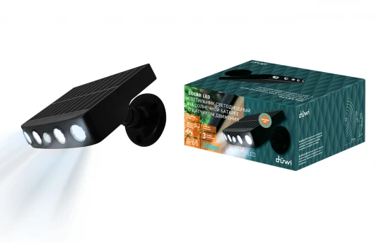 25027 2 Настенный светильник уличный светодиодный на солнечных батареях с датчиком движения duwi 25027 2