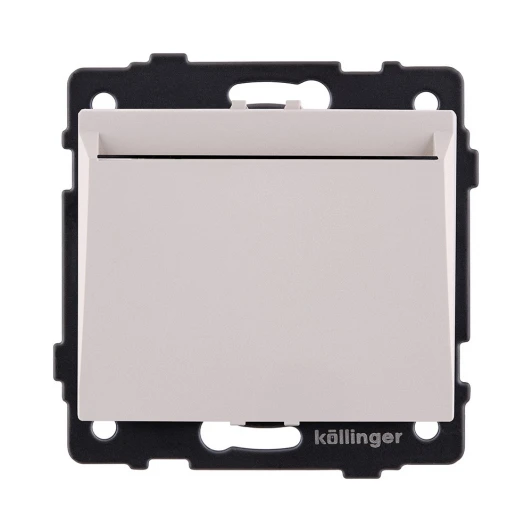 REA-041CM Карточный выключатель механический кашемир матовый Kollinger REA-041CM для Aspekt, Eleganz, Reflex