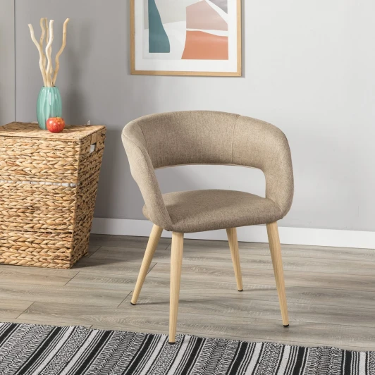 410131102h_Beige_н.дуб Стул R-Home Hugs beige/нат.дуб