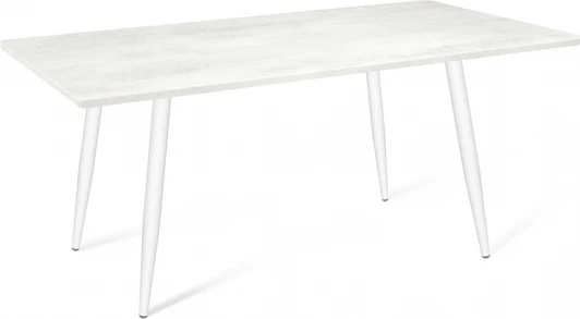 1396635305 Стол Sheffilton SHT-TU14/120/80 МДФ белый муар/бетон голубой