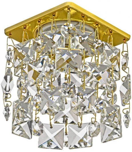 Tayo GU10.5.14.8x8.702 G Встраиваемый светильник хрустальный Dio D'Arte Tayo Gold GU10.5.14.8x8.702 G