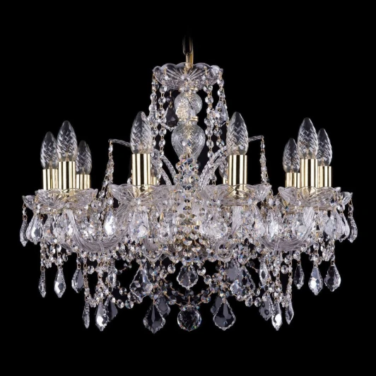 1411/10/195 G Leafs Подвесная люстра Bohemia 1411 1411/10/195/G/Leafs