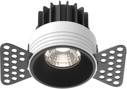DL058-7W4K-TRS-B Встраиваемый светильник под гипсокартон Maytoni Round DL058-7W4K-TRS-B (LED, 220V, круглые)
