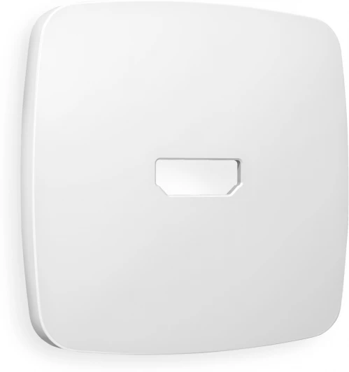 OP1340 Лицевая панель Ambrella Volt OMEGA (Белый матовый) для HDMI розетки QUANT OP1340