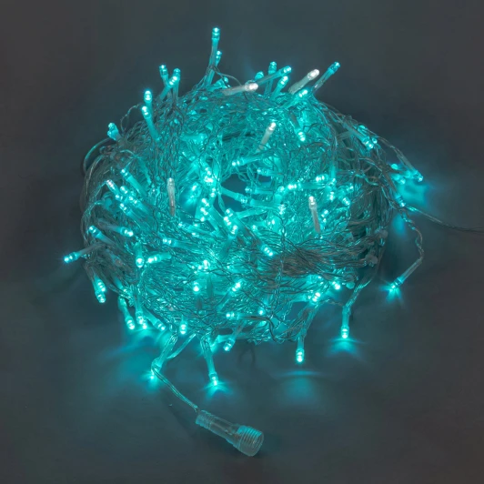 ULD-B12006-195/TTK ICEBLUE-WHITE IP44 Гирлянда Бахрома светодиодная с эффектом мерцания 12м. соединяемая 195 светодиодов, голубой и белый свет Uniel ULD-B12006-195/TTK ICEBLUE-WHITE IP44