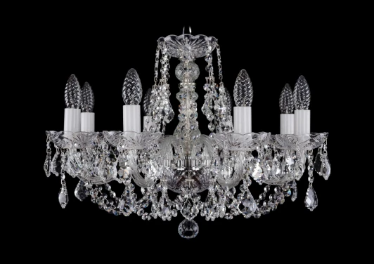 1406/8/195/Ni/Leafs Подвесная люстра Bohemia 1406 1406/8/195/Ni/Leafs