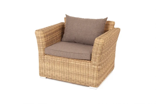 YH-C1130W-3 Кресло из искусственного ротанга, цвет соломенный 4SIS Капучино YH-C1130W-3
