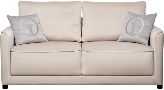 PORTOFINO-180-Colt030+Colt025 Диван Portofino 180 двухм раскл с кантом св-серый Colt030+Colt025 Garda Decor арт.PORTOFINO-180-Colt030+Colt025