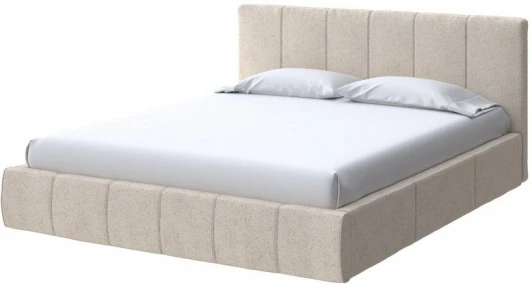 1934365 PROxSON Кровать Varna Grand без основания (Ткань: Жаккард Tesla Мокко) 180x200