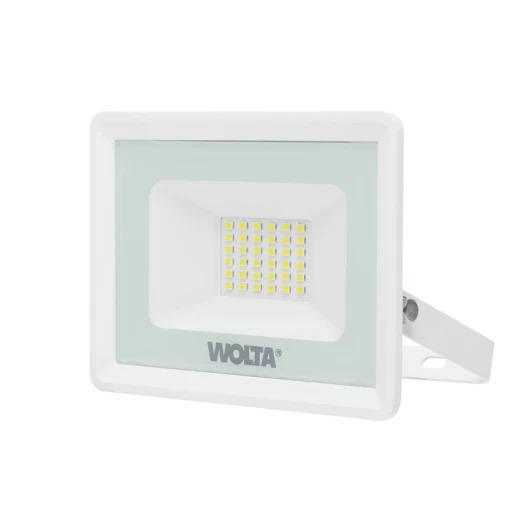 WFL-30W/06W Светодиодный прожектор 30Вт 5700К IP65 белый Wolta WFL-30W/06W