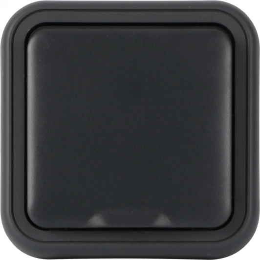 DIP62028 Рамка с крышкой для скрытой установки розетки одиночный, цвет антрацит, IP55, серия W55 Donel W55 DIP62028