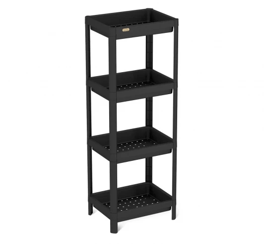 5392409401 Стеллаж Sheffilton SHT-SS25-4 черный 5392409401
