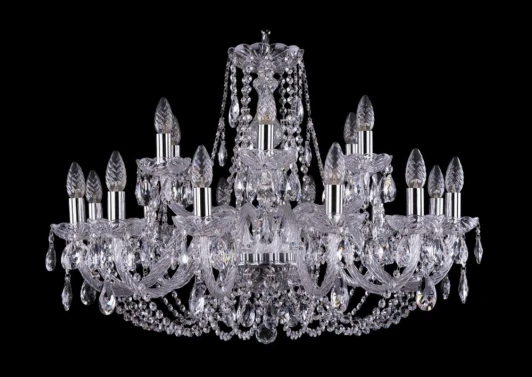 1406/12+6/300/Ni Подвесная люстра Bohemia 1406 1406/12+6/300/Ni