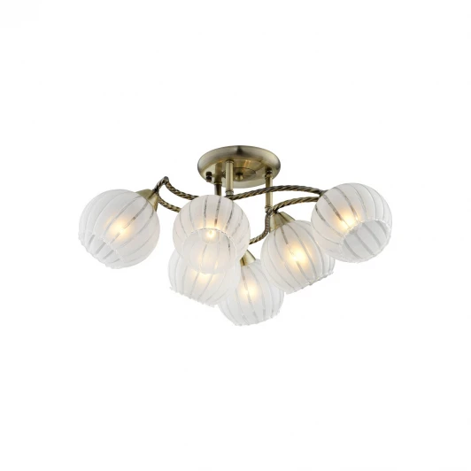 244/6PF-Oldbronze Потолочная люстра IDLamp Carlota 244/6PF-Oldbronze