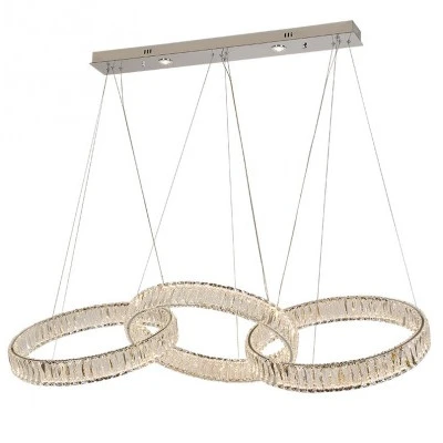 8243N/S chrome Подвесной светодиодный светильник Newport 8240 8243N/S chrome (220V, на тросе, кольцо)