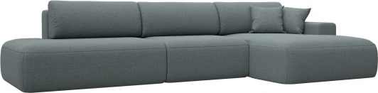 124696 Диван угловой Лига-036 НПБ Модерн Лонг правый угол Лига Диванов (Рогожка) арт.124696