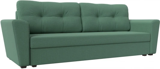 121136 Диван прямой Амстердам Лайт (Зеленый/Рогожка) Лига Диванов арт.121136