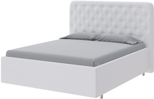 1911784 PROxSON Кровать Classic Large (Экокожа Белый) 200x200