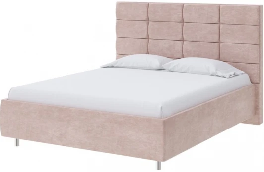 1910211 PROxSON Кровать Shapy без основания (Ткань: Велюр Лофти Мокко) 80x190