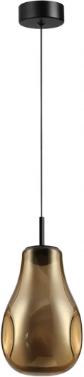 5098/4LA Подвесной светильник Odeon Light Nave 5098/4LA черный/золотой/металл/стекло LED 4W 4000K (220V, на проводе)