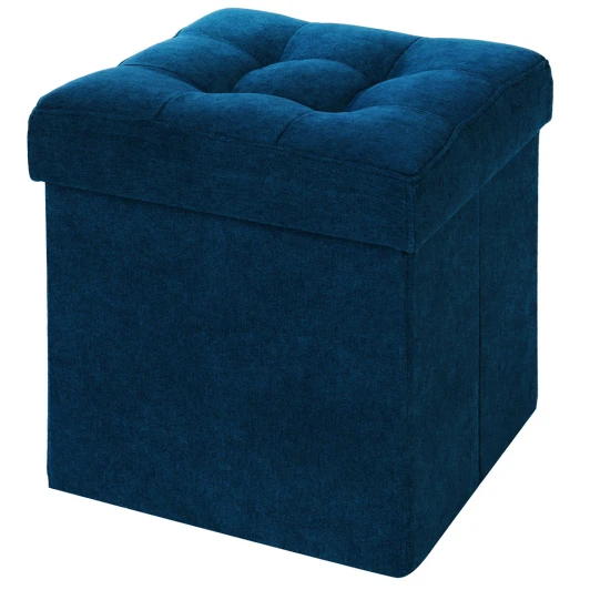 13258 Пуфик Dreambag складной Синий Велюр 13258