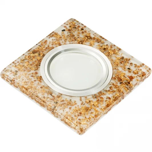 DLS-L109 GU5.3 CHROME/WHITE Встраиваемый точечный светильник Fametto Luciole DLS-L109 GU5.3 CHROME/WHITE