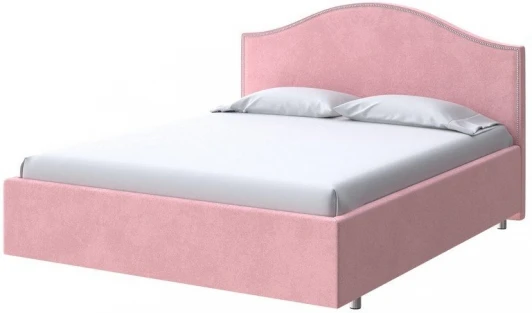 2018307 PROxSON Кровать Classic (Ткань: Велюр Casa Жемчужно-розовый) 80x200
