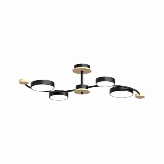 L3206-800 BK Потолочная люстра светодиодная на штанге LED4U LED4U L3206-800 BK