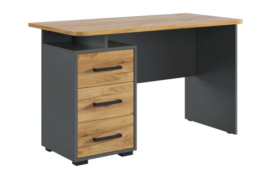 SKL2.1N02.2725 Лайт-2 Стол компьютерный 1200 Mebelson (ЛДСП/Дуб крафт золотой,Белый) арт.SKL2.1N02.2725