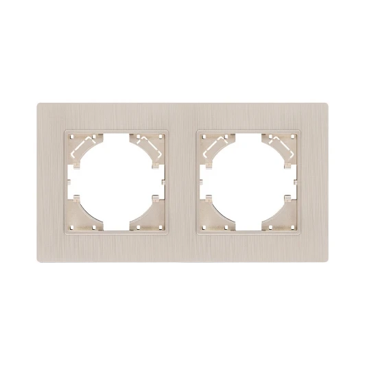 EP2GD Рамка 2-постовая золотой Kollinger Eleganz Plex EP2GD