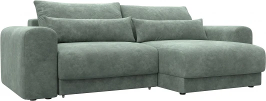 129160 Диван угловой Лига-056 НПБ угол универсальный Лига Диванов (Велюр) арт.129160