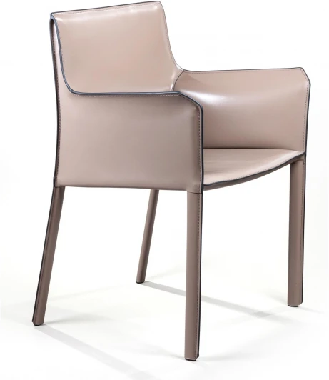 2000000000138 Стул с подлокотниками Barrie, кожа капучино Top Concept BARRIE 2000000000138