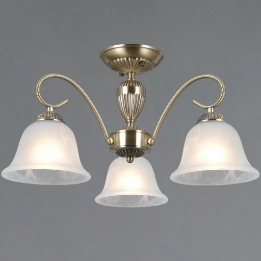 IL0696-3ASQ-25 AB AREZZO Потолочная люстра на штанге ILLUMICO IL0696-3ASQ-25 AB AREZZO (220V)