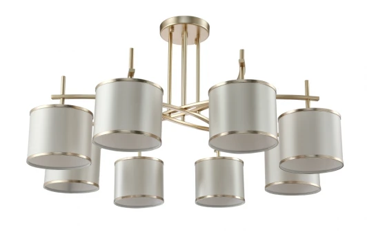 SERGIO PL8 GOLD Потолочная люстра Crystal Lux Sergio PL8 GOLD