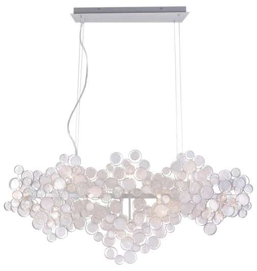 DESEO SP15 L1400 SILVER Подвесной светильник Crystal Lux Deseo SP15 L1400 SILVER