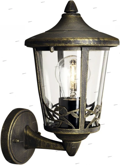 15390-42-10 Бра уличное плафон вверх Massive Chartres, 1 плафон, бронза