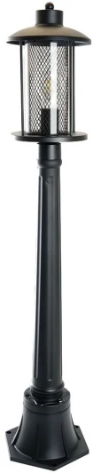 48391 Уличный наземный светильник Feron Бордо 48391 PL726 60W E27 черный (220V, IP44)