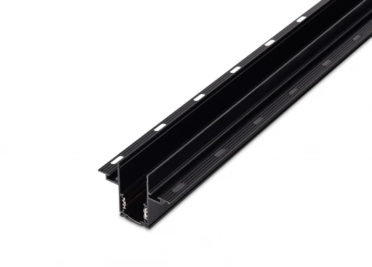 DLT2512InB Шинопровод под гипсокартон 48V низковольтный встраиваемый 2,5 м черный Donolux SPACE-Track system DLT2512InB