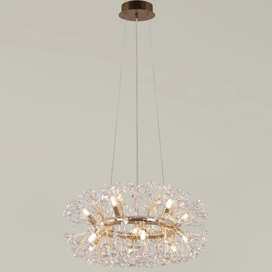 IL5004-8PPA-26 GD BOND Подвесная люстра хрустальная ILLUMICO IL5004-8PPA-26 GD BOND
