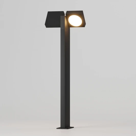 35170/F черный Наземный светильник светодиодный Elektrostandard Twin 35170/F 3000K черный