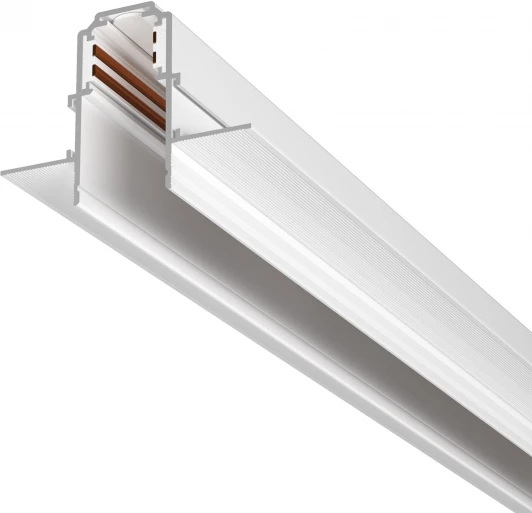 TRX034-423.12W Шинопровод магнитный Maytoni Busbar trunkings Exility TRX034-423.12W 3м встраиваемый под ГКЛ 12,5мм, белый (48V)