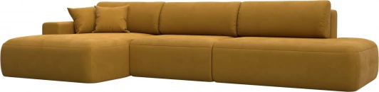 127744L Диван угловой Лига-036 НПБ Модерн Лонг левый угол Лига Диванов (Велюр) арт.127744L