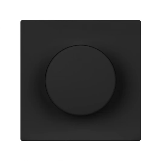 060261 Лицевая панель светорегулятора PNL-NOBE-FB-SFPL-BK (Arlight, Черный оникс) 060261