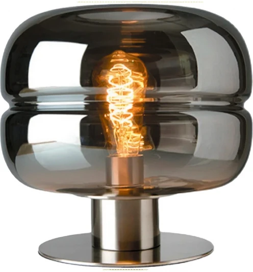 07720-T,02(16) Настольная лампа Kink Light Лаваль 07720-T,02(16) хром/серый E27 1*40W (220V, выключатель, круглые)