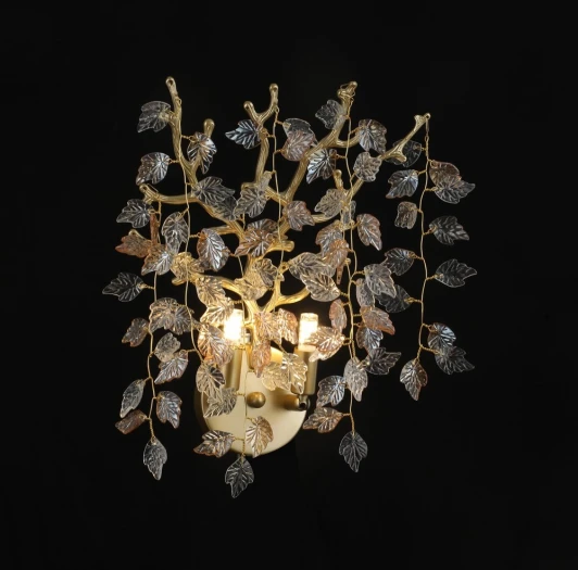OML-52801-02 Бра Omnilux Cavriglia OML-52801-02 (220V, листья, ветки)