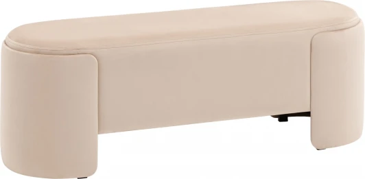 УТ000039118 Банкетка Taks велюр молочный Stool Group (арт.УТ000039118)