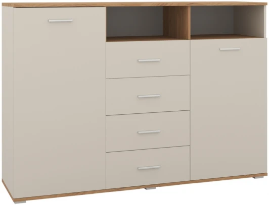 559209 Комод Woodville Кассандра 154 дуб крафт золотой / кашемир 559209