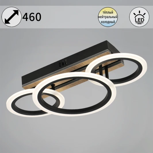 00330-0.3-2+1 Потолочная люстра светодиодная на штанге с регулировкой цветовой температуры Reluce 00330-0.3-2+1