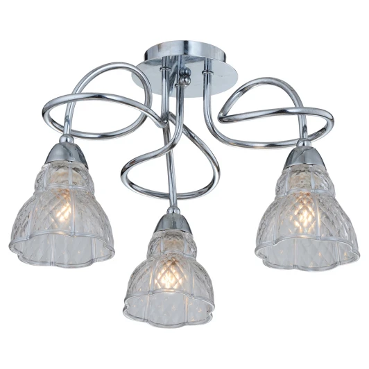 864/3PF-Chrome Потолочная люстра IDLamp Assante 864/3PF-Chrome