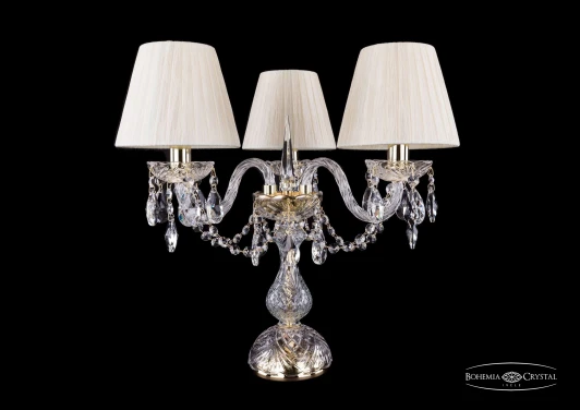 1406L/3/141-39/G/SH33-160 Интерьерная настольная лампа Bohemia 1406 1406L/3/141-39/G/SH33-160